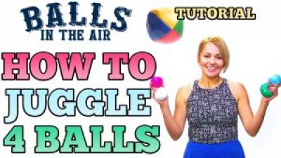 How To Easily Juggle 4 Balls on Balls in the Air Photo